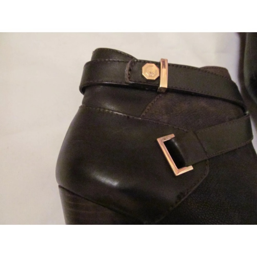 LOUISE ET CIE RANIER brown ankle straps boots 8 - Picture 5 of 6